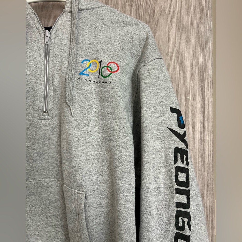 KORELIMITED Pyeongchang quarter zip grey with pockets
